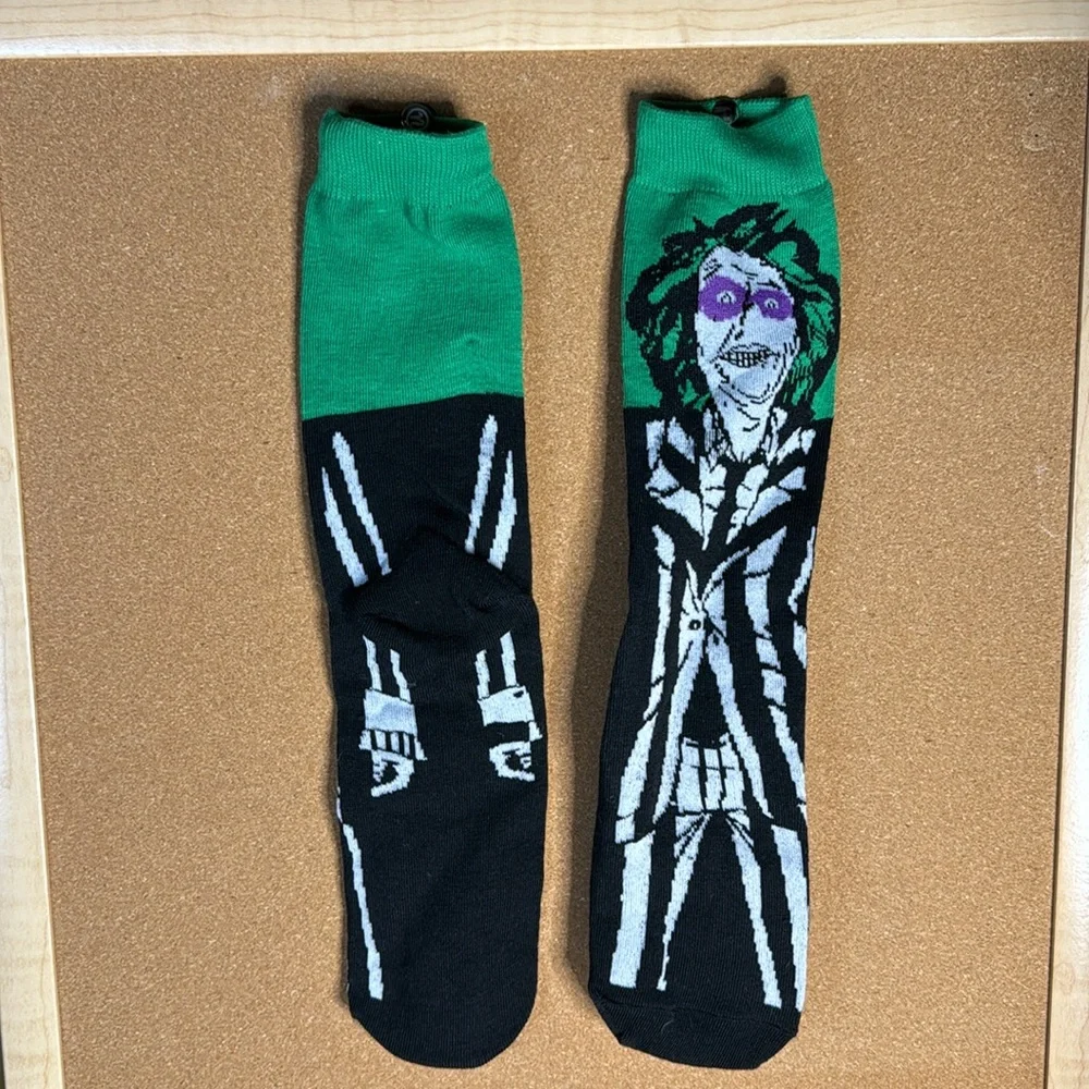 Beetlejuice socks